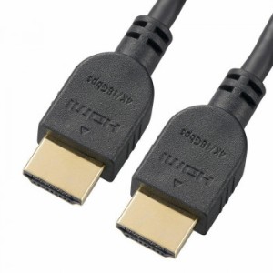 HDMIケーブル 4Kプレミアム 3m やわらかスリムタイプ VIS-C30PS-K コネクタ
