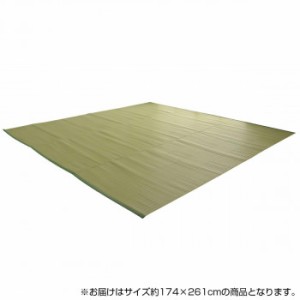 日本製 抗菌 防臭 消臭 洗えるカーペット グリーン 江戸間3畳(約174×261cm) 2128903 カーペット