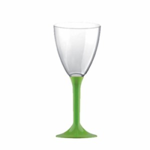 プラスチックワイングラス ディスプレイセット グリーン 8536 グラス