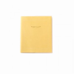 シンプル マタニティアルバム simple maternity album GMA-02 pastel yellow マタニティ