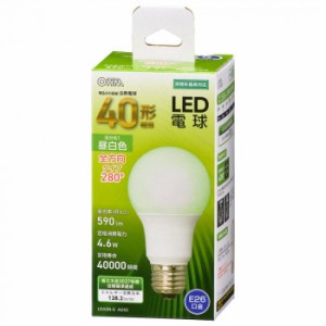 OHM LED電球 A形 E26 40形相当 全方向 昼白色 LDA5N-G AG52 電球 LED電球