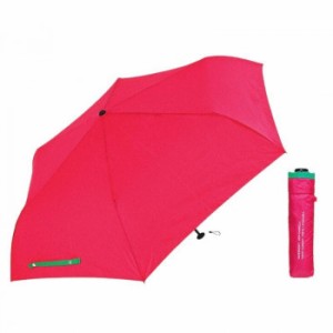 「LIGHT CARBON」TOKYO/JIYUGAOKA(吸水ケース付) 折りたたみ傘 Pink/Green BCCSFA-3F53-UH-PG 傘
