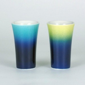 九谷焼 ペアフリーカップ 釉彩 N120-16 