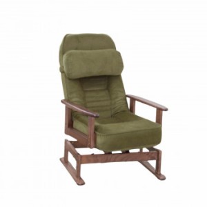 折りたたみ式 木肘回転高座椅子 SP-823R(C-01) GN 椅子 座椅子