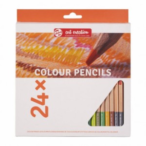 ターレンス アートクリエーション色鉛筆 24色セット T9028-024M 478700 色鉛筆
