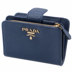 プラダ PRADA 財布 二つ折り レディース サフィアーノ ミニ財布 ブルー系 1ML018 QWA 016の通販はau Wowma!（ワ