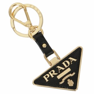 プラダ PRADA サフィアーノ トライアングル レザー キーホルダー キーリング キーホルダー/キーリング 1PP128 053 002