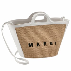 マルニ MARNI レザー&ラフィア TROPICALIA スモール バスケット かごバッグ 2WAYハンドバッグ BMMP0068Q0 P3860 Z0T01