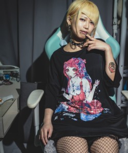 ankoROCK アンコロック ビッグ Tシャツ メンズ カットソー レディース 半袖 女の子 薬 ドラッグ