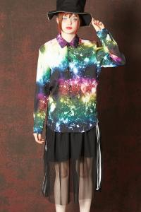 宇宙柄 シャツ ブラウスの通販 Au Pay マーケット