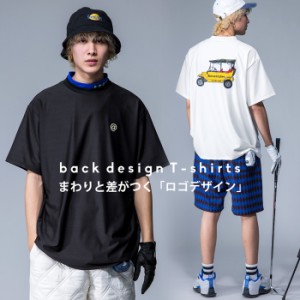 大人気！一部再入荷予定あり！ANTIQUA GOLF×STCH バックデザインTシャツ メンズ 送料無料・再再販。(100)メール便可【Z】 父の日