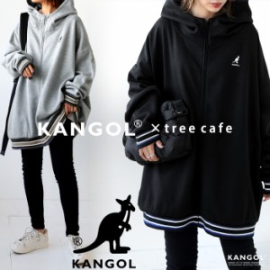 KANGOL×TREECAFE コラボパーカー パーカー レディース 送料無料・再販。メール便不可