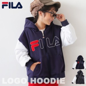 サガラ刺繍 パーカー アウター FILA フィラ 長袖 トップス 子供服 キッズ ジュニア 送料無料・メール便不可 TOY