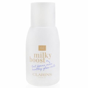 クラランス ミルキー ブースト ファンデーション - # 02 Milky Nude 50ml