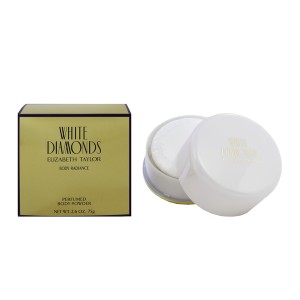 ホワイト ダイヤモンド パフュームド ボディパウダー 75g WHITE DIAMONDS PERFUMED BODY POWDER ELIZABETH TAYLOR 