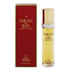 エリザベステイラー 香水 レディース ダイアモンド＆ルビー EDT・SP 50ml DIAMONDS AND RUBIES ELIZABETH TAYLOR 