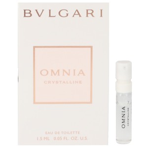 [香水][ブルガリ]BVLGARI オムニア クリスタリン (チューブサンプル) EDT・SP 1.5ml 香水 フレグランス OMNIA CRYSTALLINE 