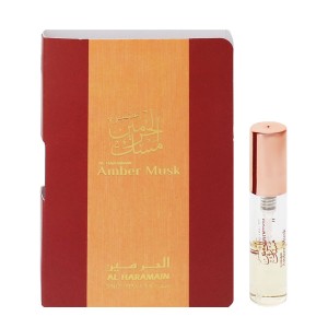 アル・ハラメイン 香水 ユニセックス アンバー ムスク (チューブサンプル) EDP・SP 0.8ml AMBER MUSK AL HARAMAIN 