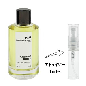 マンセラ 香水 お試し ユニセックス セドラ ボワーズ EDP 【お試し香水】 1ml CEDLAT BOISE MANCERA 