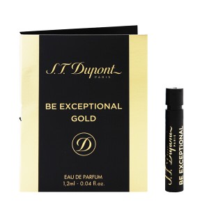 [香水][エス テー デュポン]S.T DUPONT ビーエクセプショナル ゴールド (チューブサンプル) EDP・SP 1.2ml 香水 フレグランス 