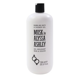 ALYSSA ASHLEY アリサアシュレイ ムスク シャワージェル 750ml ALYSSA ASHLEY MUSK BUBBLING BATH ＆ SHOWER GEL 