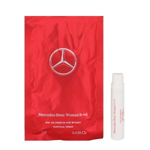 香水 レディース メルセデス ベンツ フォーウーマン イン レッド (チューブサンプル) EDP・SP 1ml MERCEDES BENZ 