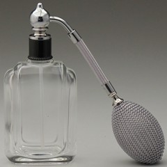 [香水][ヒロセ アトマイザー]HIROSE ATOMIZER 卓上 バルブ アトマイザー 50ML フランス製 香水瓶 メンズアトマイザー kuro 409873 SS (50