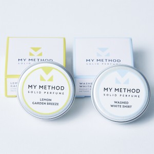 香水 マイメソッド MY METHOD ソリッドパフューム 2種セット (レモン ガーデン ブリーズ＆ウォッシュド ホワイトシャツ) 12g×2 