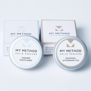 香水 マイメソッド MY METHOD ソリッドパフューム 2種セット (ウォッシュド ホワイトシャツ＆シーゾナル アフタヌーンティー) 12g×2 