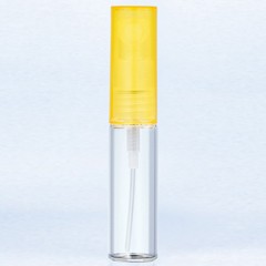 [香水][ヤマダアトマイザー]YAMADA ATOMIZER グラスアトマイザー シンプル 4324 クリアボトル/キャップイエロー 4ml 