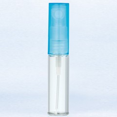 ヤマダアトマイザー 香水 グラスアトマイザー シンプル 4326 クリアボトル/キャップブルー 4ml YAMADA ATOMIZER 