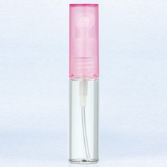 [香水][ヤマダアトマイザー]YAMADA ATOMIZER グラスアトマイザー シンプル 4330 クリアボトル/キャップパープルピンク 4ml 