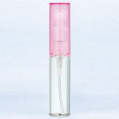 ヤマダアトマイザー 香水 グラスアトマイザー シンプル 4330 クリアボトル/キャップパープルピンク 4ml YAMADA ATOMIZER 