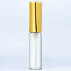 香水 ヤマダアトマイザー YAMADA ATOMIZER グラスアトマイザー シンプル 5201 クリアボトル/キャップゴールド 4ml 