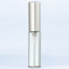 [香水][ヤマダアトマイザー]YAMADA ATOMIZER グラスアトマイザー シンプル 5204 クリアボトル/キャップマットシルバー 4ml 