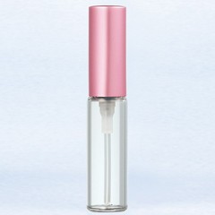 香水 ヤマダアトマイザー YAMADA ATOMIZER グラスアトマイザー シンプル 5205 クリアボトル/キャップマットピンク 4ml 