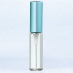 [香水][ヤマダアトマイザー]YAMADA ATOMIZER グラスアトマイザー シンプル 5206 クリアボトル/キャップマットブルー 4ml 