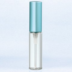 香水 ヤマダアトマイザー YAMADA ATOMIZER グラスアトマイザー シンプル 5206 クリアボトル/キャップマットブルー 4ml 