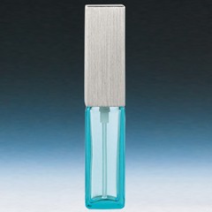 [香水][ヤマダアトマイザー]YAMADA ATOMIZER ハンドメイド アトマイザー 15493 長四角ライトブルー キャップシルバー 約4ml 