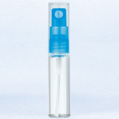 [香水][ヤマダアトマイザー]YAMADA ATOMIZER グラスアトマイザー シンプル 40202 クリアボトル/ポンプブルー/キャップクリア 4ml 