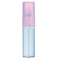 香水 ヤマダアトマイザー YAMADA ATOMIZER グラスアトマイザー シンプル 50020 クリアボトル/キャップパープルピンク 10ml 