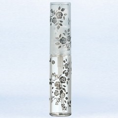 香水 ヤマダアトマイザー YAMADA ATOMIZER グラスアトマイザー パターン 50122 バラ ブラック 4ml 