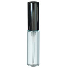 [香水][ヤマダアトマイザー]YAMADA ATOMIZER グラスアトマイザー シンプル 50250 クリアボトル/キャップブラック 4ml 