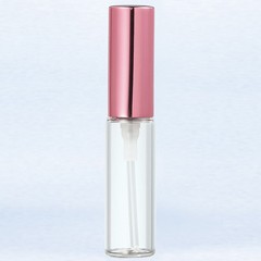 ヤマダアトマイザー 香水 グラスアトマイザー シンプル 50252 クリアボトル/キャップピンク 4ml YAMADA ATOMIZER 