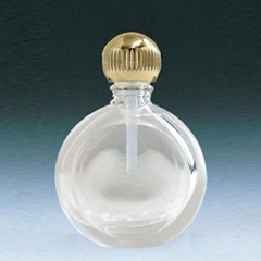 ヤマダアトマイザー 香水 パフュームボトル 小ビン 60625 新平丸 クリア ゴールド 約2.5ml YAMADA ATOMIZER 