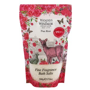 トゥルーローズ ファイン フレグランス バスソルト 500g TRUE ROSE FINE FRAGRANCE BATH SALTS WOODS OF WINDSOR 