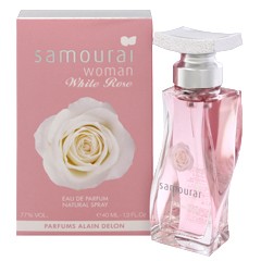 [香水][アランドロン]ALAIN DELON サムライ ウーマン ホワイトローズ EDP・SP 40ml 香水 フレグランス SAMOURAI WOMAN WHITE ROSE 