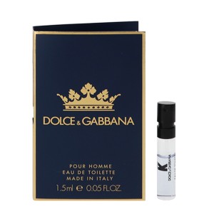 香水 ドルチェ＆ガッバーナ DOLCE＆GABBANA K (キング) バイ ドルチェ＆ガッバーナ (チューブサンプル) EDT・SP 1.5ml 香水 