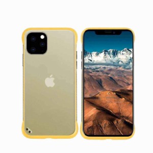 iPhone 11 ProMax ケース iPhone 11 ProMax Case iPhone 11 ProMax 背面型 スマホケース [カラー：イエロー] 送料無料 電化製品 