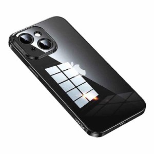 iPhone 14 ケース iPhone 14 Case iPhone 14 スマホケース A 強化ガラスフィルム付き [カラー：ブラック] 送料無料 電化製品 